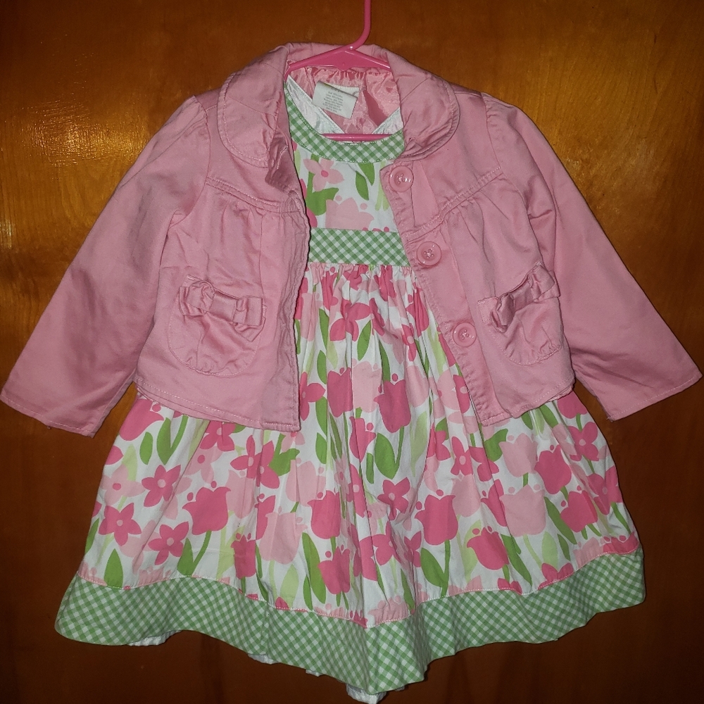 Floral Dress with Jacket